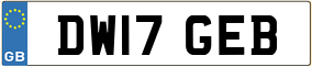 Truck License Plate